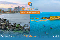 Thời gian bay từ Nha Trang đi Vinh mất bao lâu?